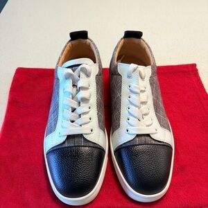 Christian Louboutin Black and White Sneakers